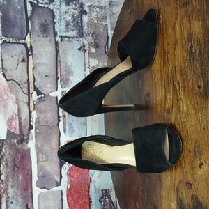 Vince Camuto Suede D'Orsay Heels